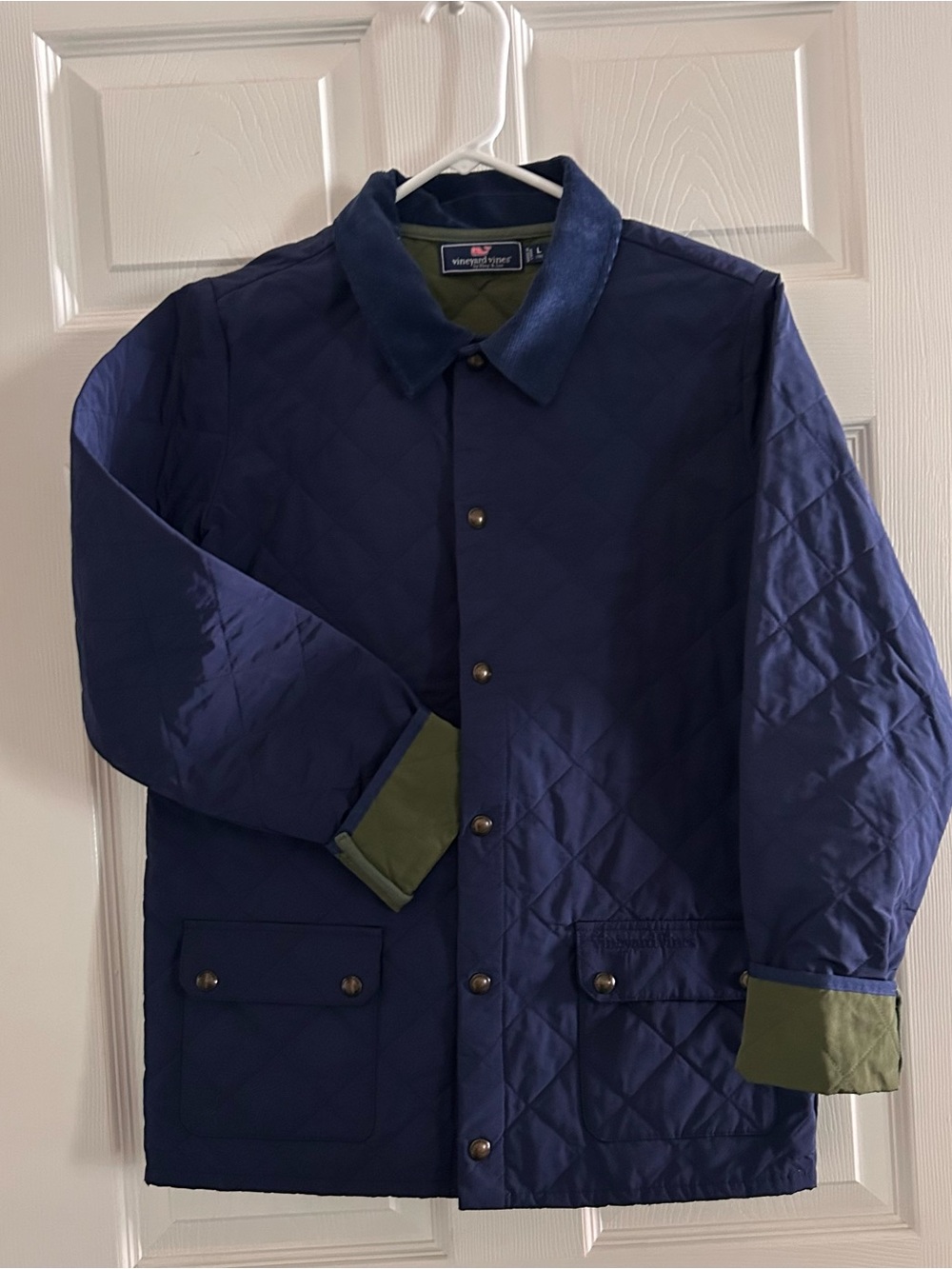 Vineyard Vines Quilted Navy Youth Jacket